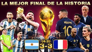 La MEJOR FINAL de la HISTORIA de los MUNDIALES🏆 | Argentina V Francia, Messi V Mbappé