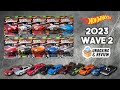 2023 Hot Wheels Fast & Furious 10 Car Set Wave 2 with new Evo IX, El Camino, and Murcielago Castings