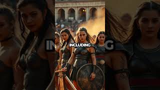 Meet the Fierce Gladiatrix: Women Warriors of Ancient Rome! #Shorts