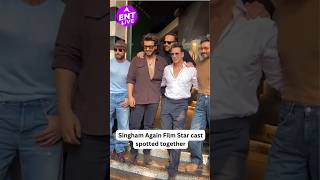 Singham Again Cast along with director Rohit Shetty Spotted at Lunch | ENT LIVE