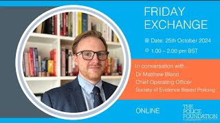 Friday Exchange | In conversation with Matt Bland