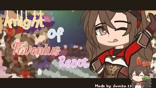 Knight Of Favonius React || Gacha Club || Genshin Impact