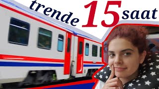 15 SAAT YATAKLI TREN YOLCULUĞU izmir- ankara (izmir mavi tren)(2022 gezi vlog)#ankara#izmir