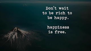 Happiness is free || English Quotes || #english #quotes #attitude #status