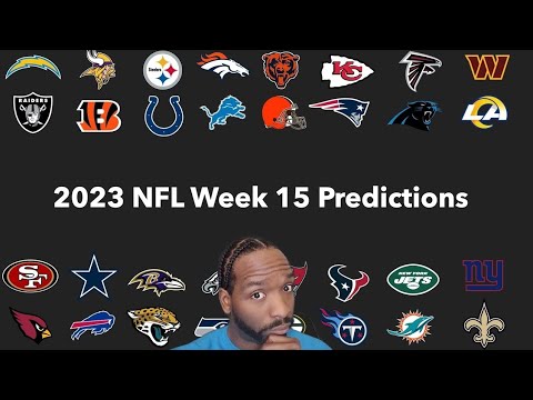 NFL Week 15 Picks And Predictions - YouTube