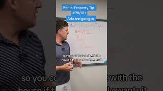 Rental Property Tip #98/101: Making Money with Garages and ADUs #shorts