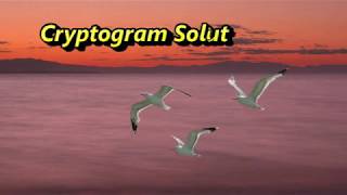 Cryptogram Solution Oct. 1, 2018 - Uncle Vinny's