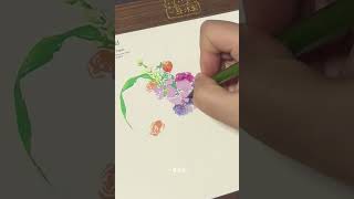 下笔别犹豫·SHEN水彩植物｜水彩花卉绘画过程