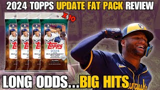 1 IN 1,467 PACK PULL! BIG HITS!💥 PRODUCT REVIEW: 2024 Topps Update Fat Packs