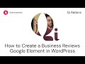 Display Google Business Reviews Using Elementor Addons in WordPress