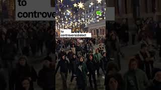 Georgian women protest incoming pro-Russian president