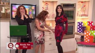QVC Host Sandra Bennett Having A Little Skirt Trouble