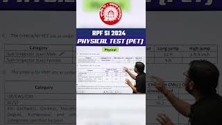 RPF SI | Physical Efficiency Test 🔥🔥🔥