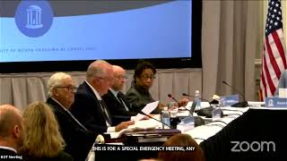 Meeting of UNC-Chapel Hill Board of Trustees | September 30, 2022