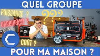 Quel GROUPE ÉLECTROGÈNE pour ma MAISON ? - Capitools