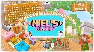 BEST functional cooking add-on Minecraft PE/BE 🥘🍴Niel’s Culinary UPDATE 1.21