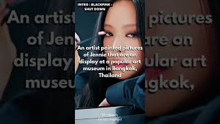 An artist painted Jennie and is IN A MUSEUM in THAILAND BANGKOK