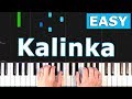 Kalinka - EASY Piano Tutorial