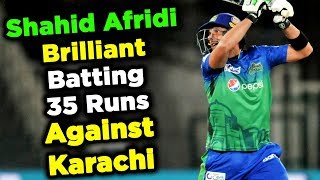 Shahid Afridi Super Batting against Karachi | Multan Sultans vs Karachi Kings | PSL 5|MB2