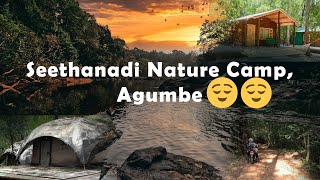 Pune-Chikmagalur Road Trip Part-3 : Agumbe  | Seethanadi Nature Camp |  ||Silent Vlog|| |ASMR|