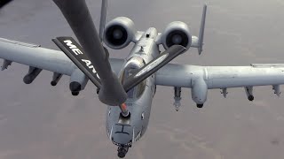 A-10 Warthog refuelling over Afghanistan