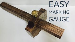 I Make a Beautiful $200* Walnut Marking Gauge | Hand Tool Build Off 2017