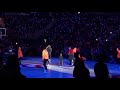 Future brings out son during halftime performance of Mask Off at Atlanta Hawks vs Dallas Mavericks