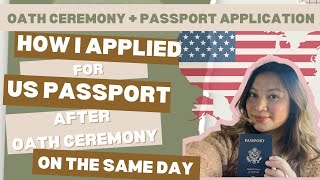 U.S. Citizenship 2025: My US Passport Application Experience (Requirements, Timeline, Tips) and more