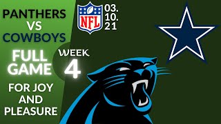 🏈Carolina Panthers vs Dallas Cowboys Week 4 NFL 2021-2022 Full Game Watch Online, Football 2021