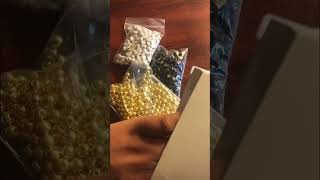 UNBOXING AMAZON 1600 PIECES ALPHABET BEADS FOR JEWELRY MAKING 🧡