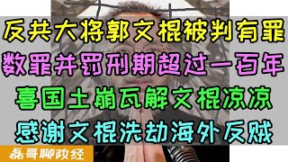 七哥受难记！反共大将郭文棍在美国被判有罪！刑期超过一百年！喜国土崩瓦解文棍凉凉，感谢七哥洗劫海外反贼！