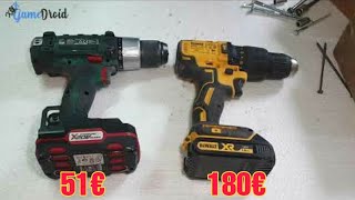 DEWALT DCD778 vs PARKSIDE PABS 20-LI E6 - brushless vs brushed motor - TEST