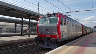 [4K] Piccolo SALUTO da un macchinista - Treno merci in transito a Sesto F.No