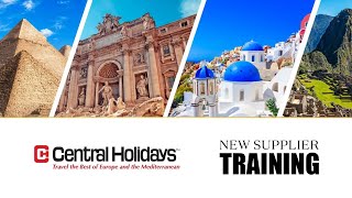 New Supplier! Central Holidays Training