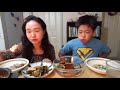 2017 10 3 간장 새우 전복장 대식 먹방 kangjang shimp n abalone mukbang 酱油虾鲍鱼酱 吃播