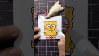 1分钟学会画海绵宝宝 How to Draw SpongeBob in 20 Seconds