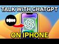 How To Talk With ChatGPT On iPhone (WORKING 2026!)