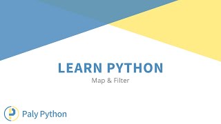 Ep. 15 - Map & Filter - Learn Python