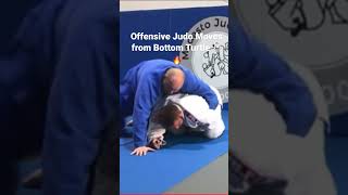 Attacks from bottom Turtle Judo Newaza