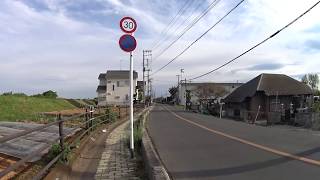 【自転車車載】草加市柿木町付近～八條八幡通り～八条橋西詰～県道29号(速く走れないので歩道)～八条歩道橋(2019/04/28)