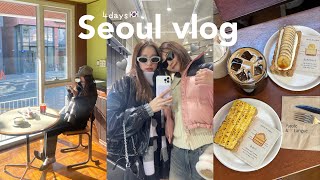 Seoul vlog)韓国でショッピングVLOG🤍雑貨屋、カフェ巡りおすすめのスポット紹介！ソウル女子旅ep2🎀