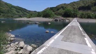 長生の沈下橋をさんぽ  ～JR江川崎駅より車で5分～  2016 4/30