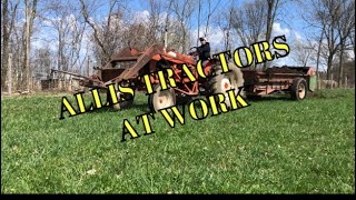 $300 dollar Allis - Chalmers WD spreading manure