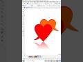 How To Create Heart Shape Design in Coreldraw