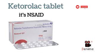 Ketorolac tablet