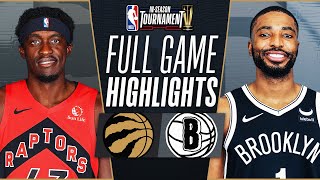 RAPTORS at NETS | NBA IN-SEASON TOURNAMENT 🏆 | FULL GAME HIGHLIGHTS | November 28, 2023