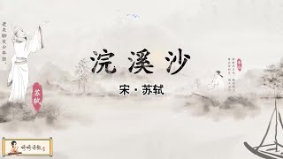 【婷婷讲古诗】《浣溪沙·游蕲水清泉寺》 苏轼 〔宋代〕 | 古诗今唱 诗词赏析  | 婷婷教你唱  | 门前流水尚能西！休将白发唱黄鸡