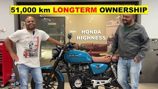 51,000 km OWNERSHIP Review of HONDA HIGHNESS 350