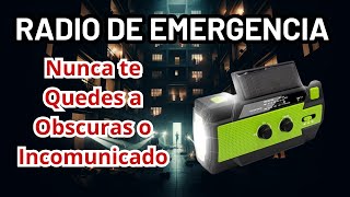 ¡No Salgas sin Este Radio Solar! Te Puede Salvar la Vida