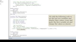 Visual Basic for Applications Part 2